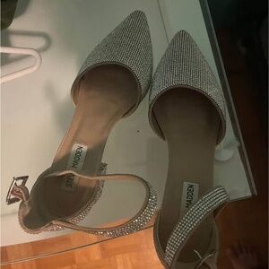 Steve Madden Sparkling Silver Heels